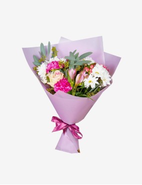 Beautiful Bouquet Of Orchids Roses