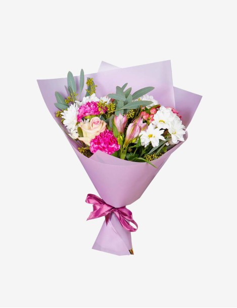 Beautiful Bouquet Of Orchids Roses