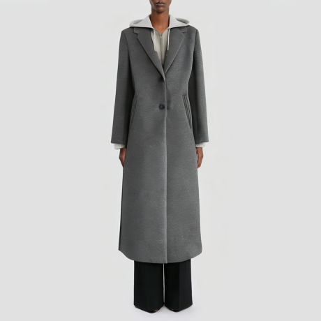 Retro style hooded patchwork women's jacket