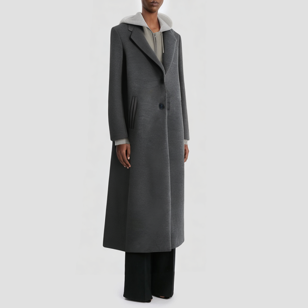 Retro style hooded patchwork women's jacket