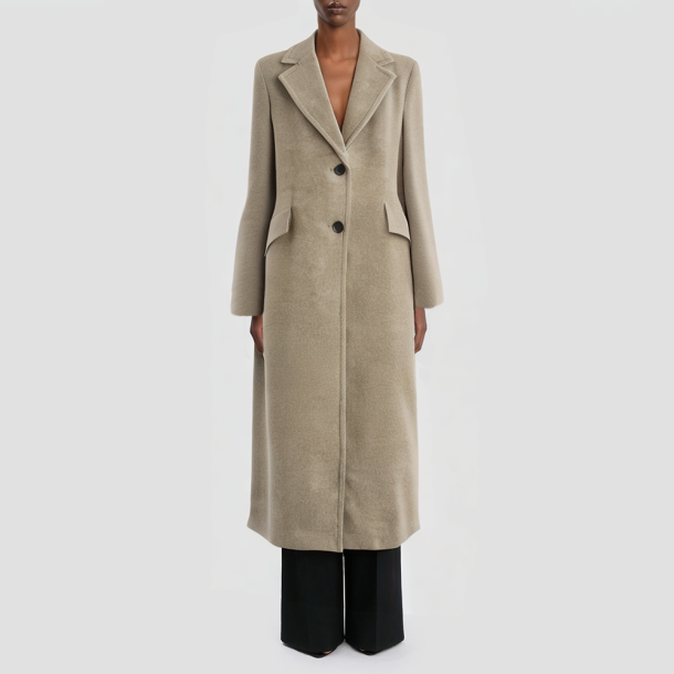 Vintage wool cape-style long coat