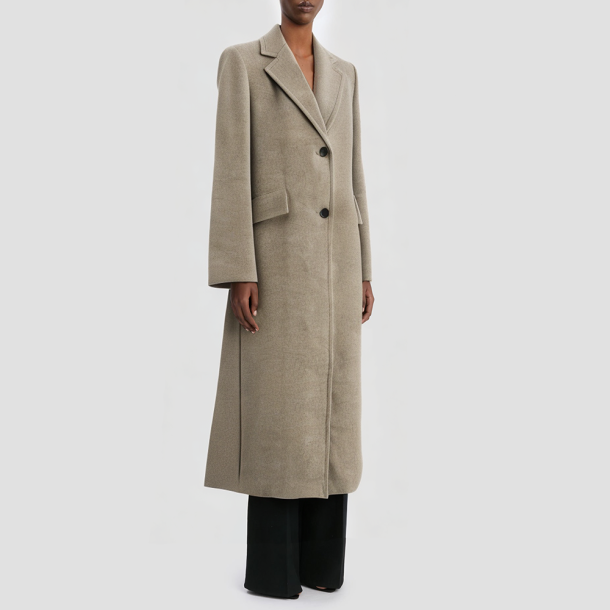 Vintage wool cape-style long coat