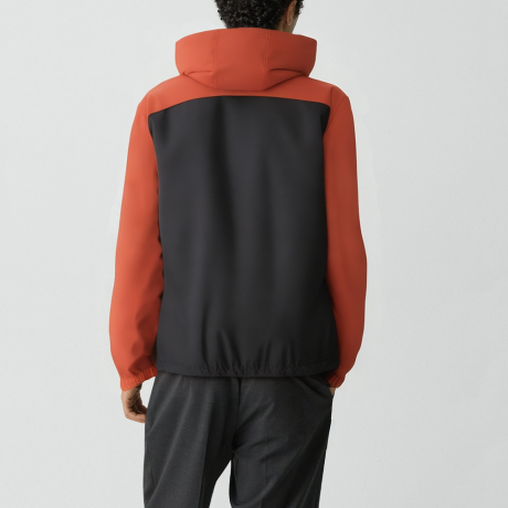 Colorful patchwork lightweight jacket