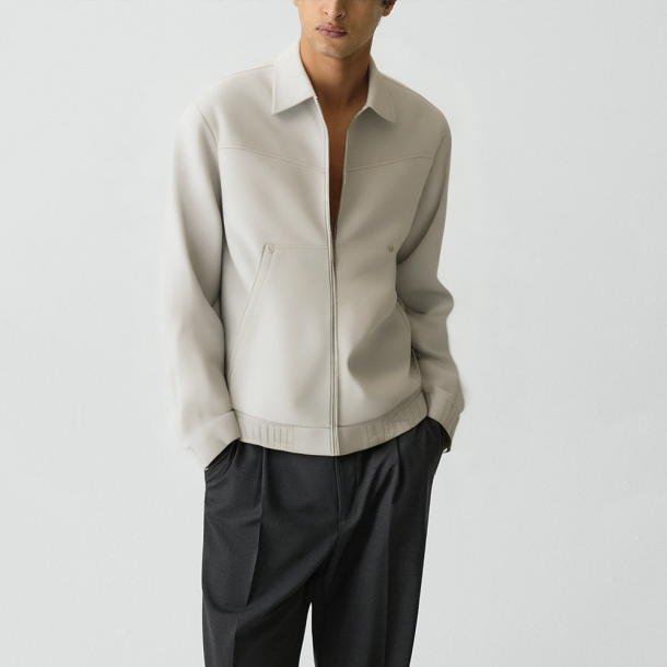 Men's high-street style loose-fitting baseball jacket