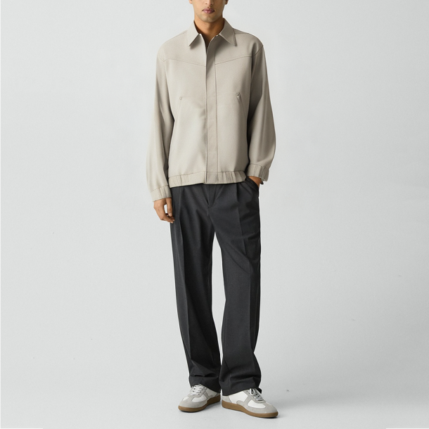 Men's high-street style loose-fitting baseball jacket