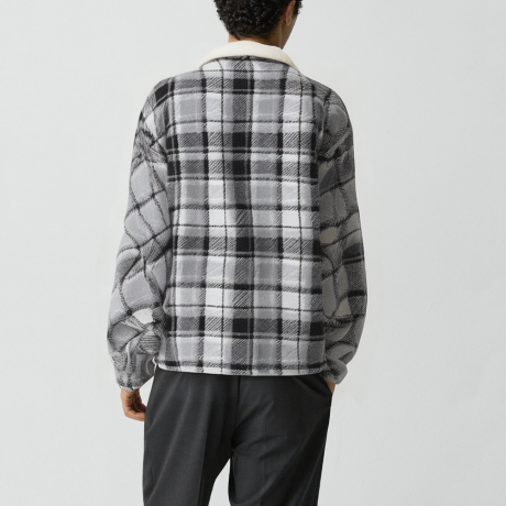 Men's cashmere street-style lapel jacket