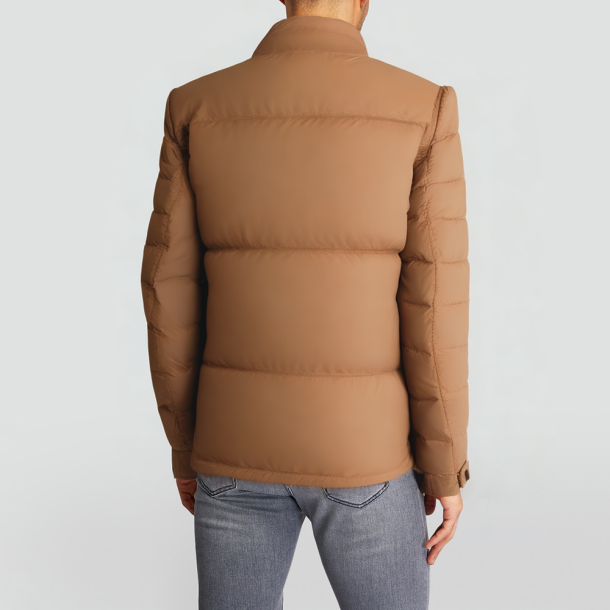 Men's thickened puffer down jacket