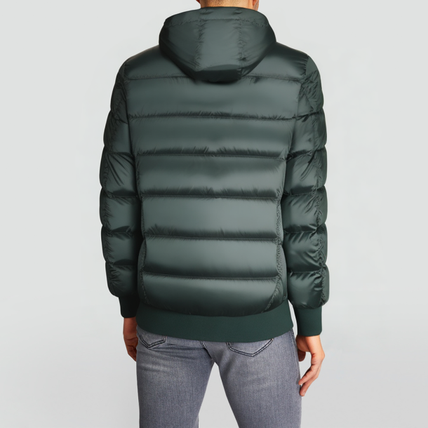 Men's waterproof stand-collar thickened snow jacket