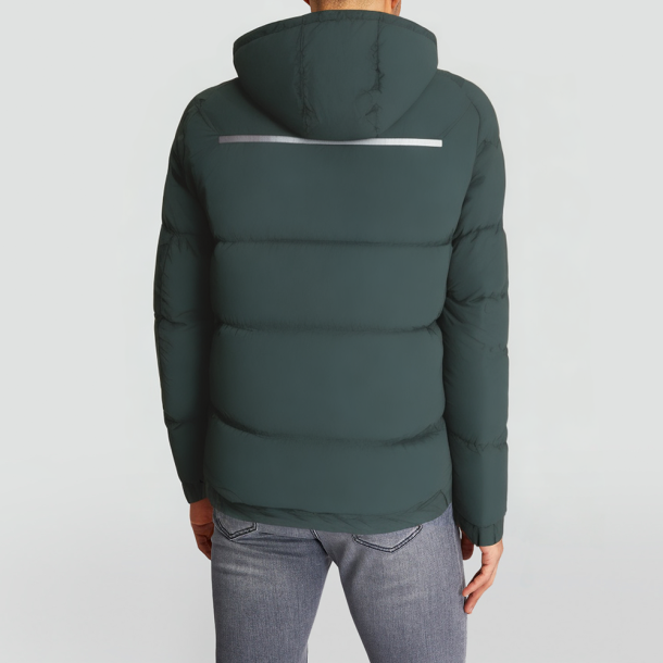 Men's puffer down insulated jacket