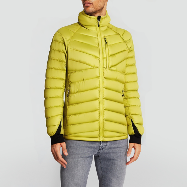 Outdoor hiking warm down jacket