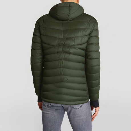 Green Outdoor hiking warm down jacket