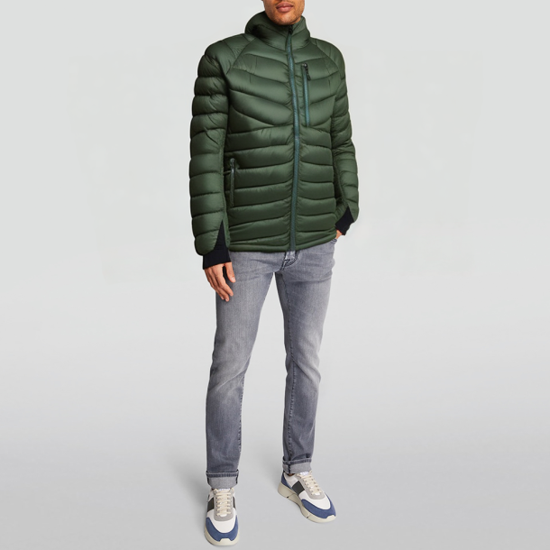 Green Outdoor hiking warm down jacket