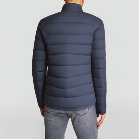 Men's color-block patchwork jacket