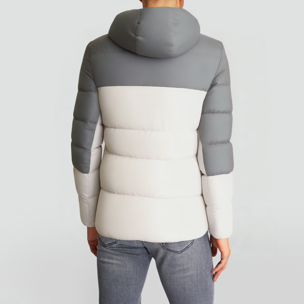 Lightweight and warm stand-collar padded jacket