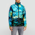 Leaf pattern sublimation printed bubble cotton jacket