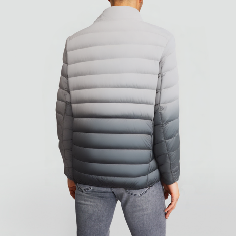 Men's gradient-colored loose-fitting down jacket
