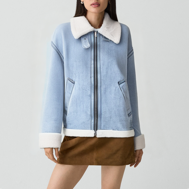 Reversible short women's jacket