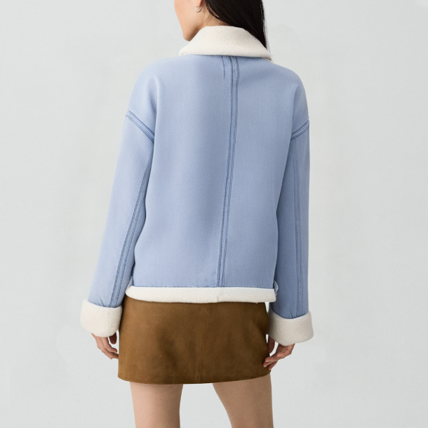 Reversible short women's jacket