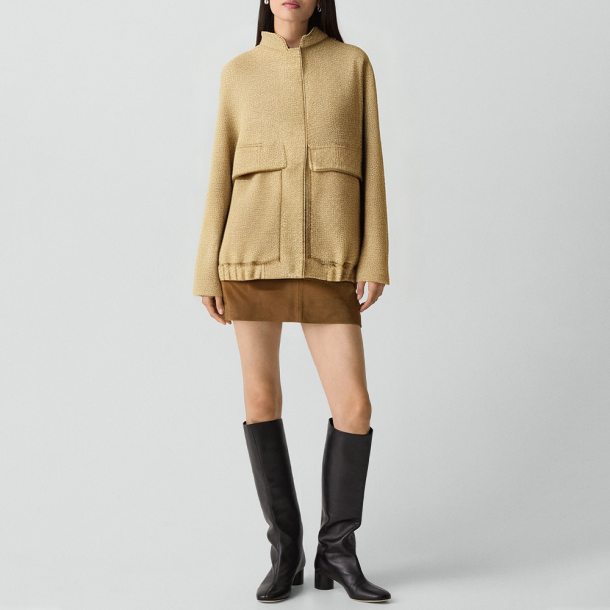 Vintage beaded snap-button jacket