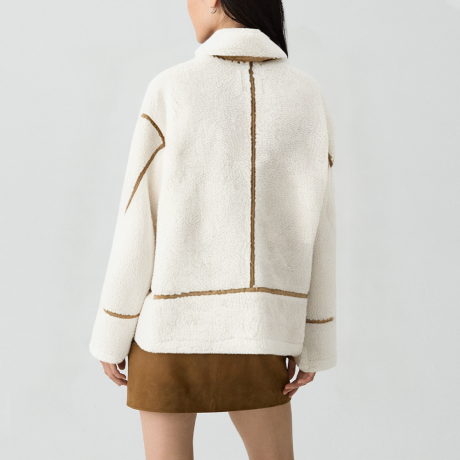 Thickened wool short women's jacket
