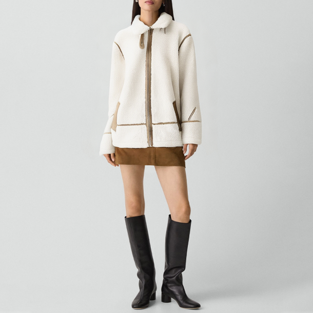 Thickened wool short women's jacket