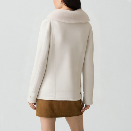 Double-sided thickened vintage warm jacket