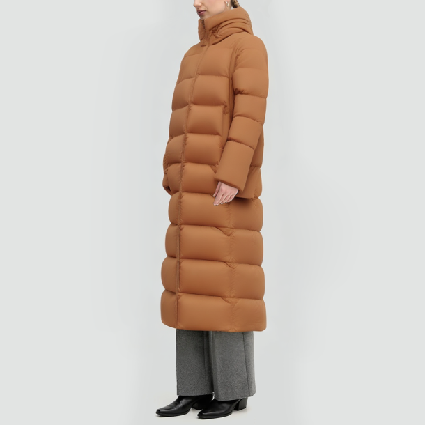 Women's long winter parka down coat