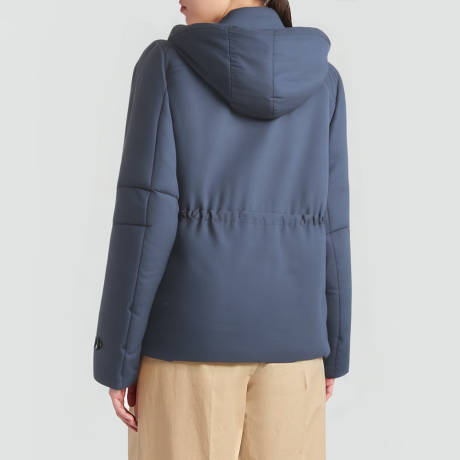 Windproof and waterproof hooded down jacket