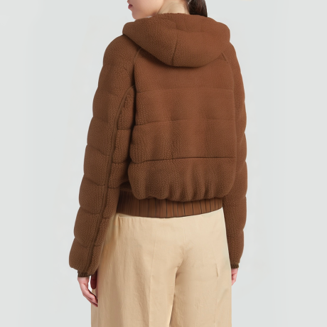 Luxurious silk and camel hair blend jacket